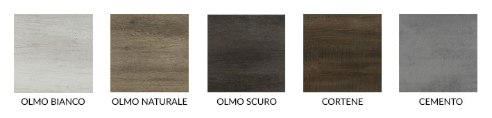 Composizione lavanderia cm 110 Unika con lavatoio modello ONDA 45 X 50