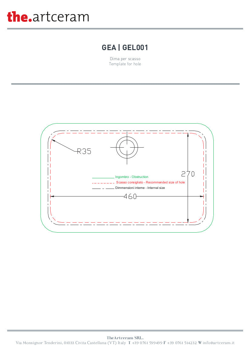 Lavabo Sottopiano Gea
