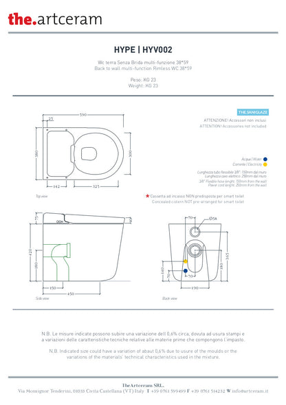 Vaso a Terra Senza Brida Multifunzione Hype