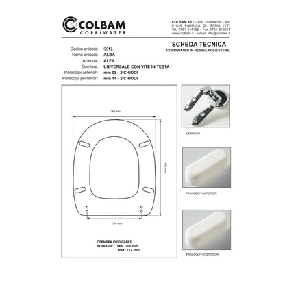 Copriwater Compatibile Alba
