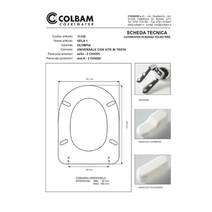 Copriwater Compatibile Vela 1/Rubino 1