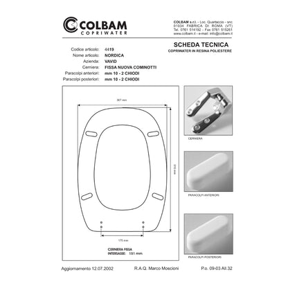Copriwater Compatibile Nordica