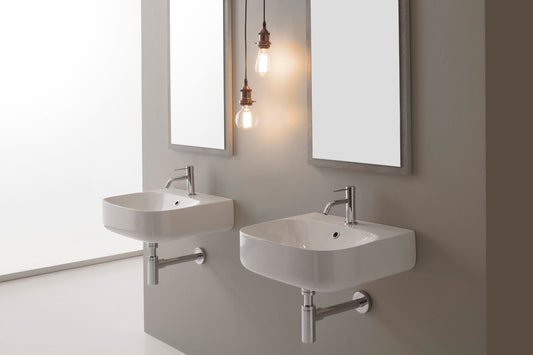 Lavabo da appoggio o sospeso Moon