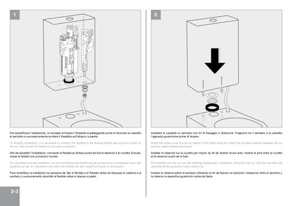 Sanitari monoblocco con cassetta Moon