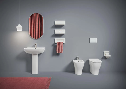 Bidet Terra Filo Muro cm 36x52 Ten 4.0