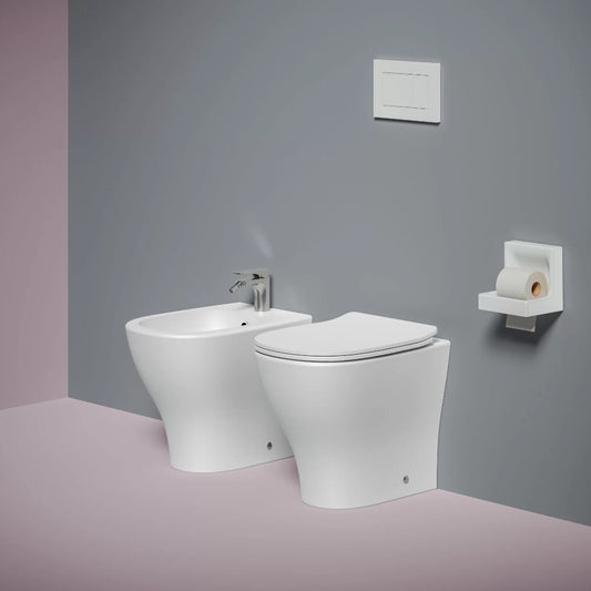 Bidet Terra Filo Muro cm 36x52 Ten 4.0