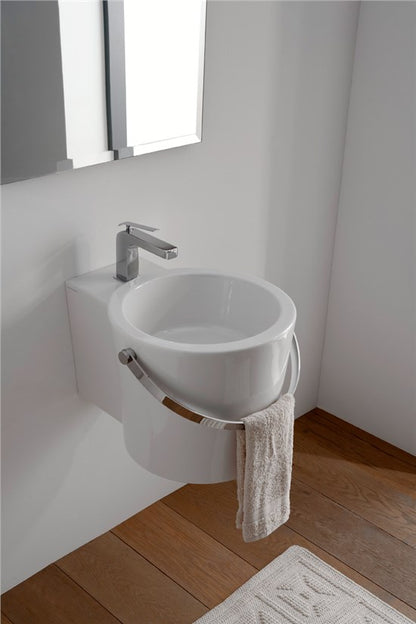 Lavabo sospeso/appoggio cm 40 Bucket