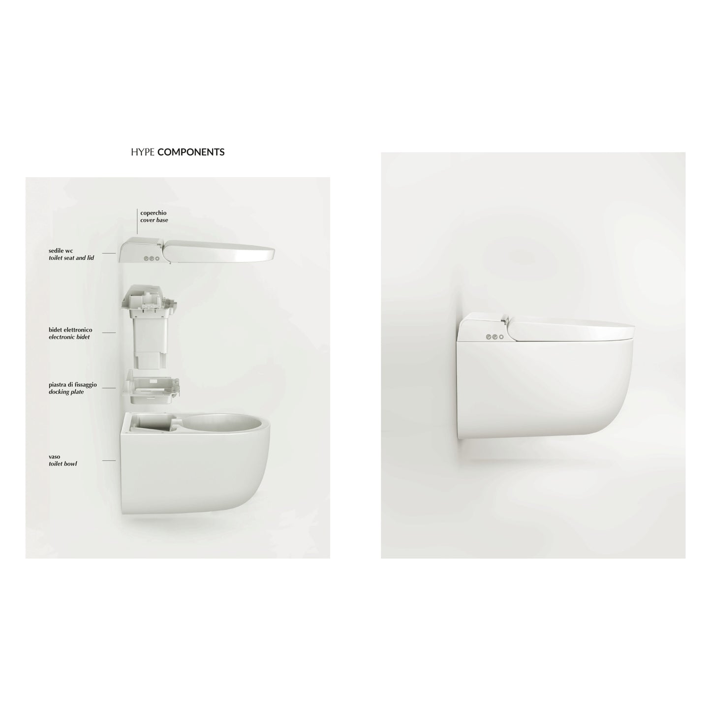 Vaso Sospeso Senza Brida Multifunzione Hype