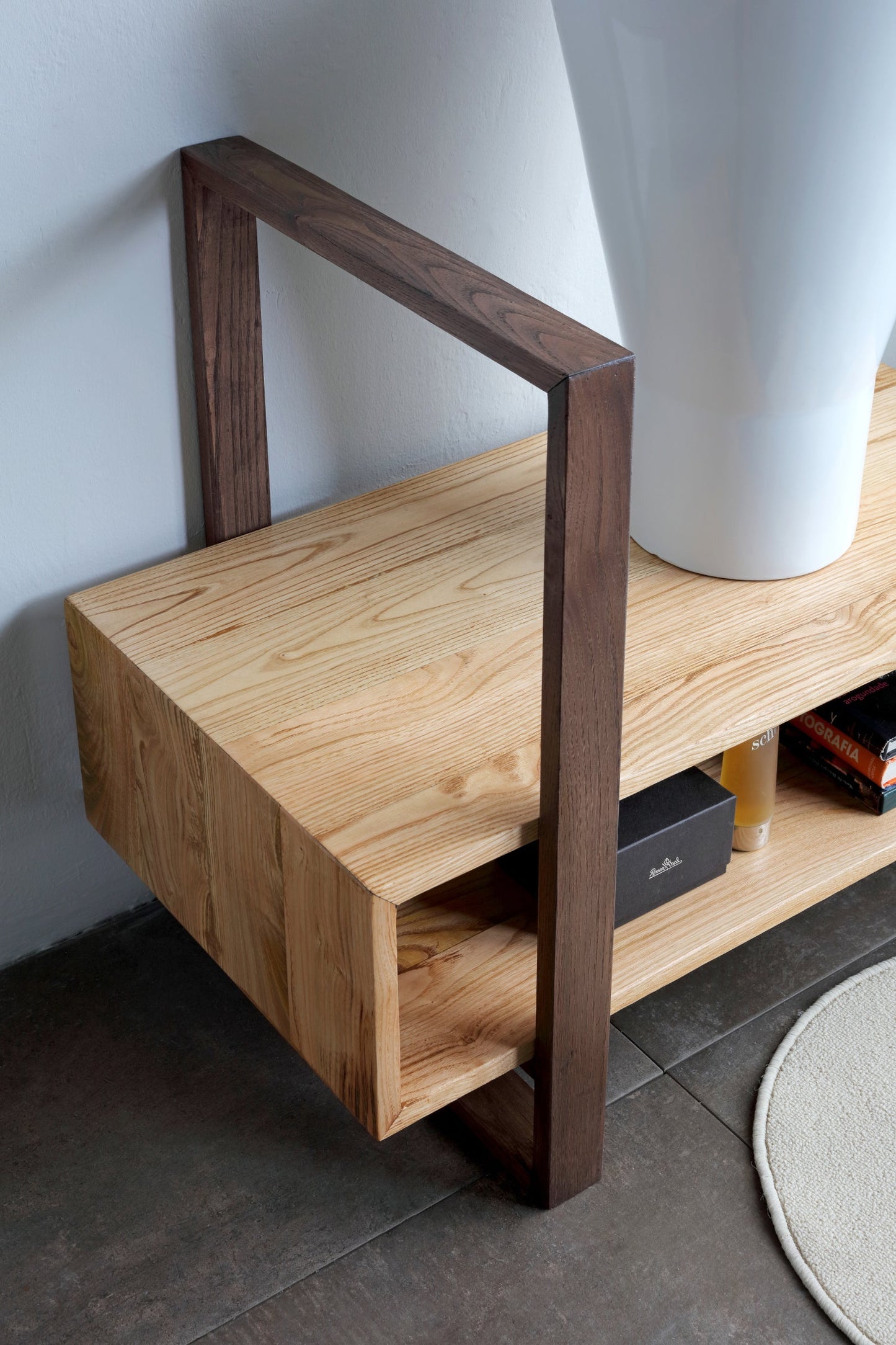 COMPOSIZIONE MOBILE CARIOLA CON LAVABO TORCIONE