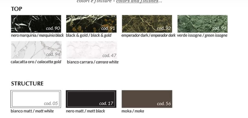 Composizione struttura con griglia e lavabo cm 95 Flair 4.0
