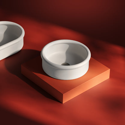 Lavabo appoggio tondo cm 43 x h15 Brera