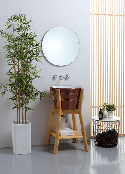 LAVABO CERAMICA 46.5 CM BACILE