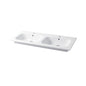 Consolle da incasso cm 121x51 Doppia Vasca Qubo Square