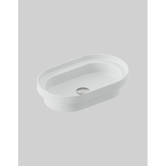 Lavabo ovale appoggio/incasso/per struttura dedicata cm 58x35 Fuori Scala