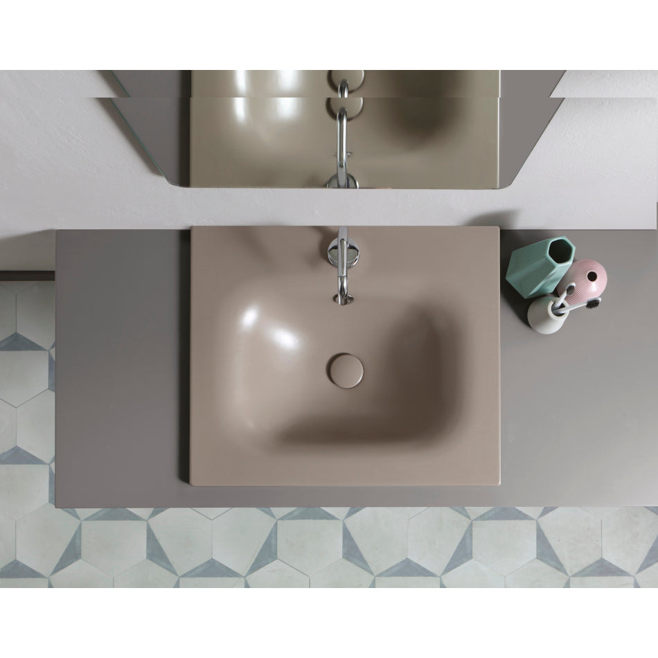 Lavabo da incasso 71x46x h 16,8 cm Soft