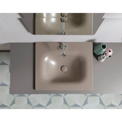 Lavabo da incasso 71x46x h 16,8 cm Soft