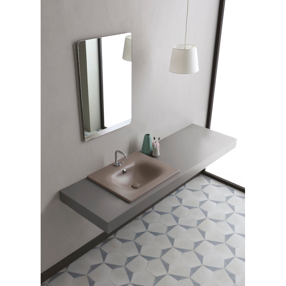 Lavabo da incasso 81x51x h 16,8 cm Soft