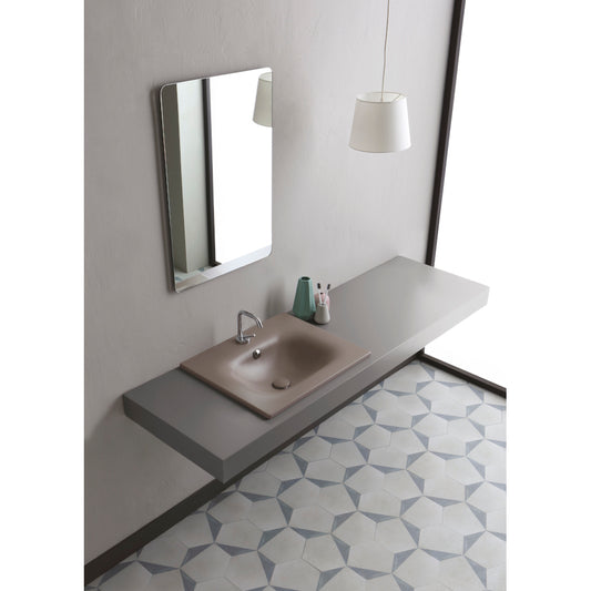 Lavabo da incasso 81x51x h 16,8 cm Soft