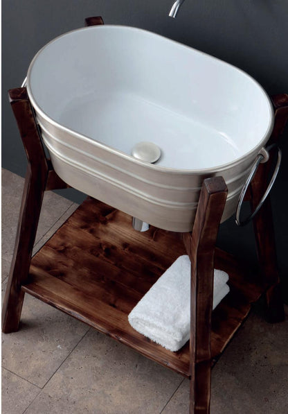 STRUTTURA DA TERRA ALTA IN LEGNO TINOZZA