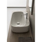 Lavabo da appoggio con foro Moon