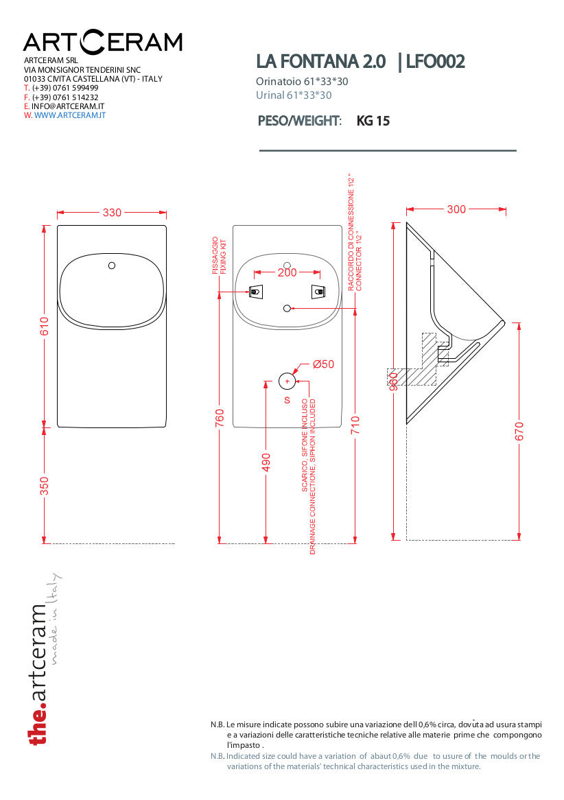 Orinatoio La Fontana 2.0