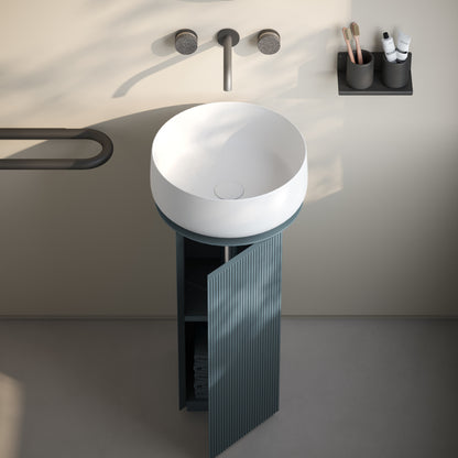 Mobile quadrato H72 cm per lavabi da appoggio Mono