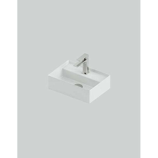 Lavabo sospeso/appoggio cm 38x27 Scalino
