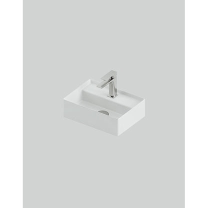 Lavabo sospeso/appoggio cm 38x27 Scalino