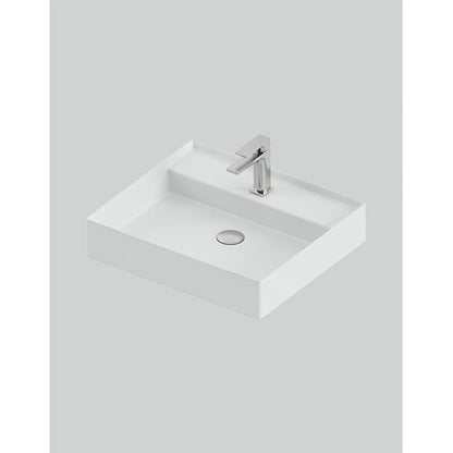 Lavabo sospeso/appoggio cm 55x48 Scalino