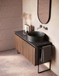 Specchio da bagno ovale 50x90 cm con cornice Look Ring