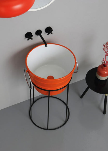 STRUTTURA DA TERRA ALTA IN METALLO BACILE