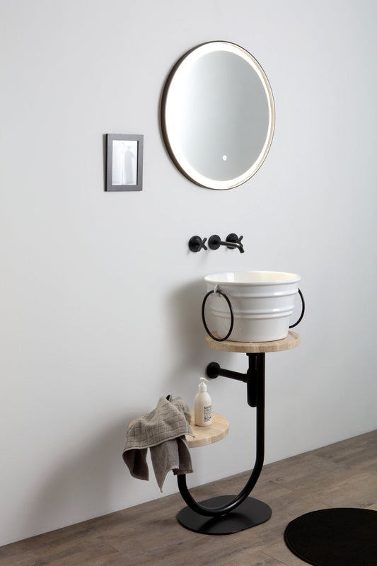 SPECCHIO TONDO RETROILLUMINATO