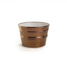 Round Countertop/Wall-hung Washbasin Bacile Midi  Glossy Copper