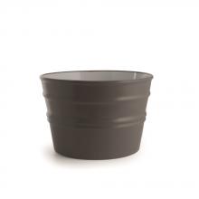 Round Countertop/Wall-hung Washbasin Bacile Midi  Matt Basalt