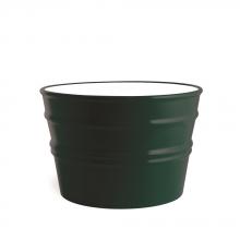 Round Countertop/Wall-hung washbasin Bacile Midi  Matt Forest Green