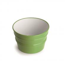 Round Countertop/Wall-hung Washbasin Bacile Midi  Glossy Pulse Green