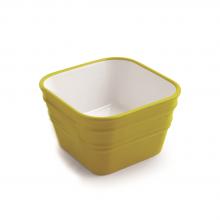 Countertop/wall-hung washbasin cm 40x40 Bacile Cubo Glossy Yellow Sirio