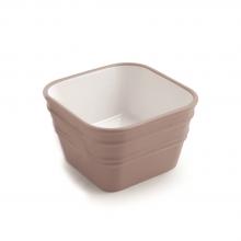 Countertop/wall-hung washbasin cm 40x40 Bacile Cubo Matt Pink Watercolor