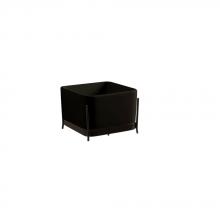 Washbasin with structure Ibrido Square Black