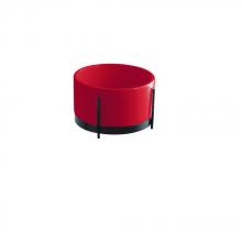 Washbasin with structure Ibrido Round Passion Red