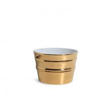 Round Countertop/Wall-hung Washbasin Bacile Glossy Gold