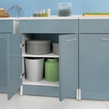 Laundry cabinet with two doors 60x60