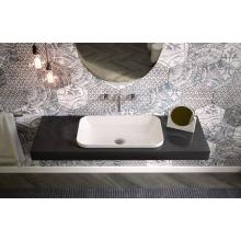 Rectangular Drop in Washbasin Thin Rim Giò Evolution