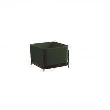 Washbasin with structure Ibrido Square Matt Forest Green