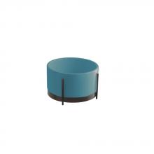 Washbasin with structure Ibrido Round Cyan