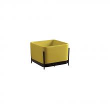 Washbasin with structure Ibrido Round Sirio Yellow