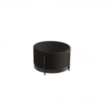 Washbasin with structure Ibrido Round Black