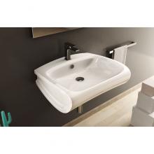 Wall-hung Washbasin 65x55 cm Hi-Line