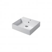 Countertop/wall-hung washbasin 50x46 Slim Square