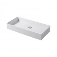 Countertop/wall-hung Washbasin 80x38 Slim Square